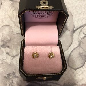 Juicy couture flower earrings